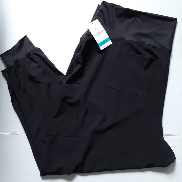 NWT Med Couture Maternity Jogger in Black Size 3XL - Picture 1 of 16
